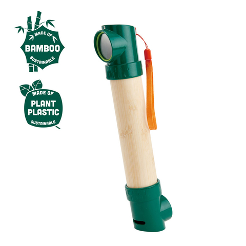Hape Hide-and-Seek Periscope| Bamboo And Plant Plastic Periscope for Hide-and-Seek And Spy Games
