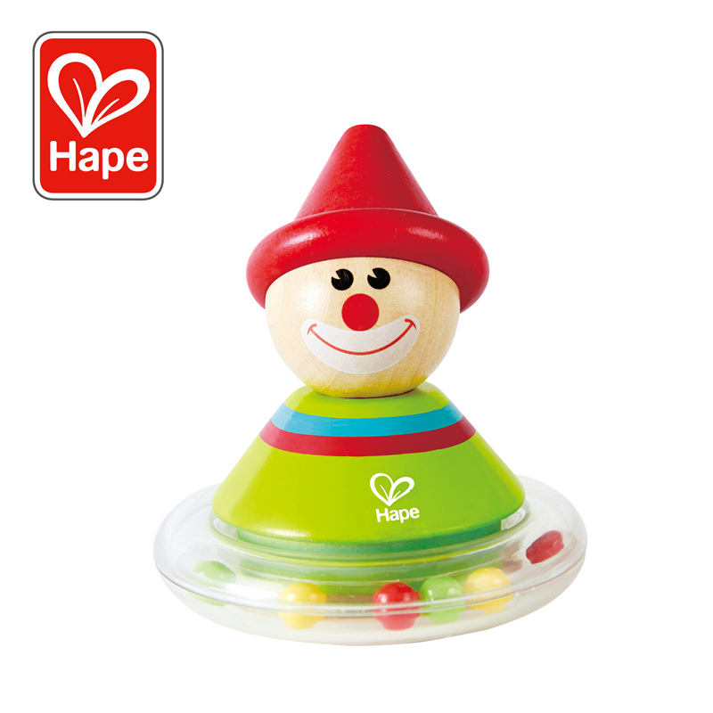 Hape Roly-Poly Ralph | Colorful Wobble & Play Clown Balance Toy For Babies
