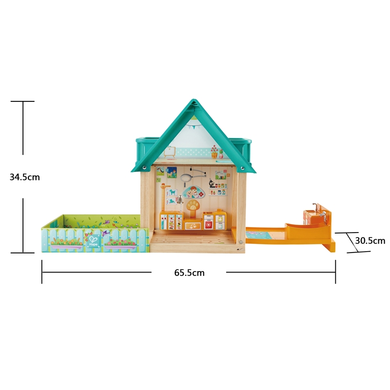 Hape Furry Friend Vet Set | 30 Piece Wooden Veterinary Fully