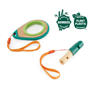 Hape Nature Detective Set| Bamboo And Plant Plastic Detective Playset
