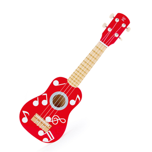 Hape Kid’s Wooden Toy Ukulele | 21 Inch Musical Instrument with Vibrant Sound And Tunable Nylon Strings